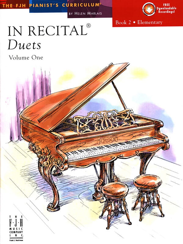 In Recital: Duets Volume 1 Book 2 (+ audio online) - Elementary - Helen Marlais - duety fortepianowe