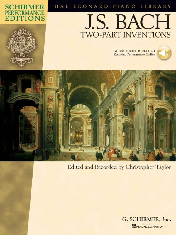 Jan Sebastian Bach: Two Part Inventions (+ audio online) - nuty na fortepian