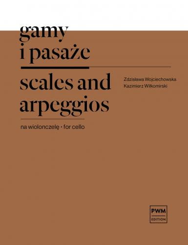 Gamy i pasaże na wiolonczelę - Zdzisława Wojciechowska, Kazimierz Wiłkomirski - nuty na wiolonczelę
