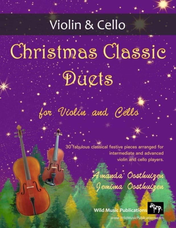 Christmas Classic Duets for Violin and Cello - klasyczne tematy świąteczne - nuty na skrzypce i wiolonczelę dla średniozaawansowanych