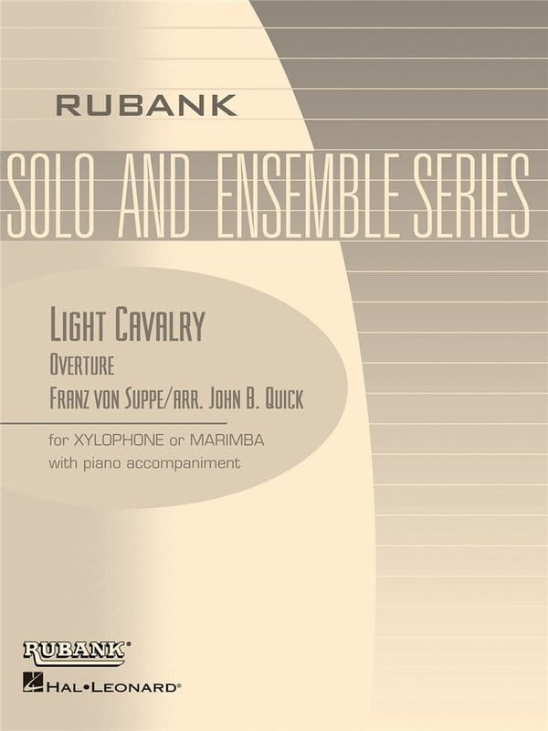 Franz von Suppe: Light Cavalry Overture for Xylophone or Marimba - John B. Quick - nuty na ksylofon lub marimbę z fortepianemem