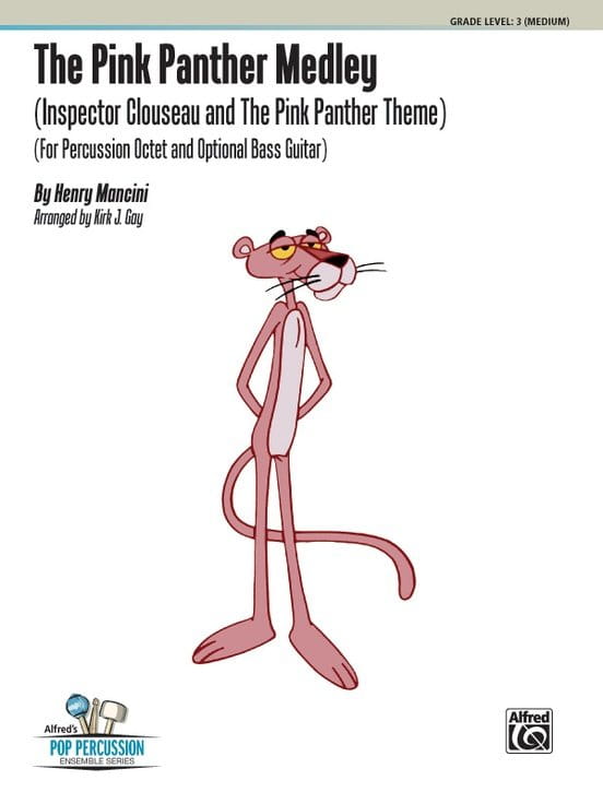 Henry Mancini: The Pink Panther Medley for Percussion Ensemble - Kirk J. Gay - nuty na zespół perkusyjny