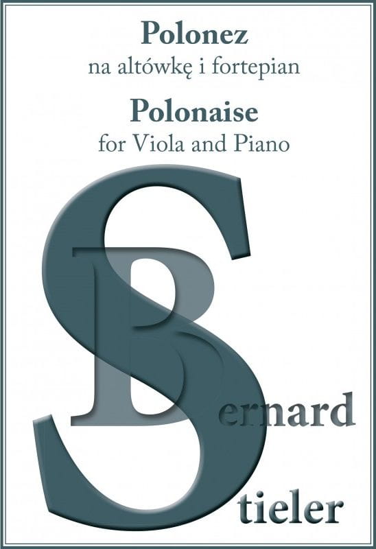 Bernard Stieler: Polonez - nuty na altówkę i fortepian