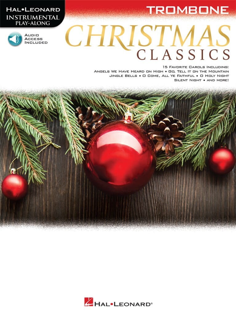 Christmas Classics: Trombone - 15 klasycznych anglosaskich piosenek na Boże Narodzenie - nuty na puzon (+ audio online)