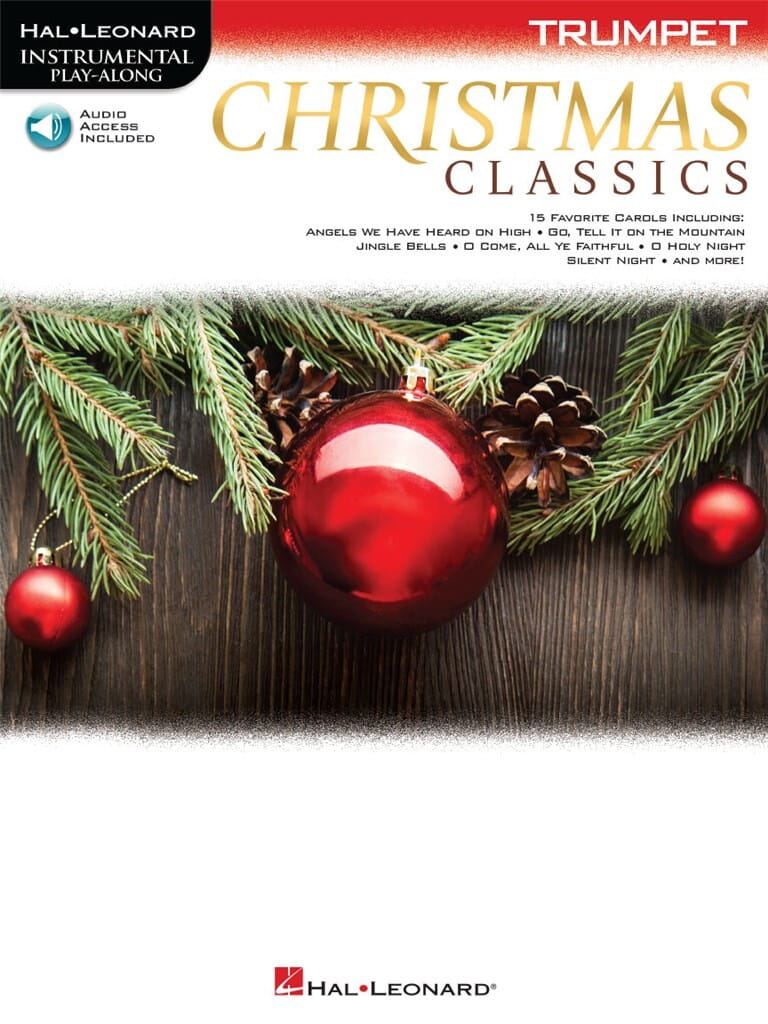Christmas Classics: Trumpet - 15 klasycznych anglosaskich piosenek na Boże Narodzenie - nuty na trąbkę (+ audio online)