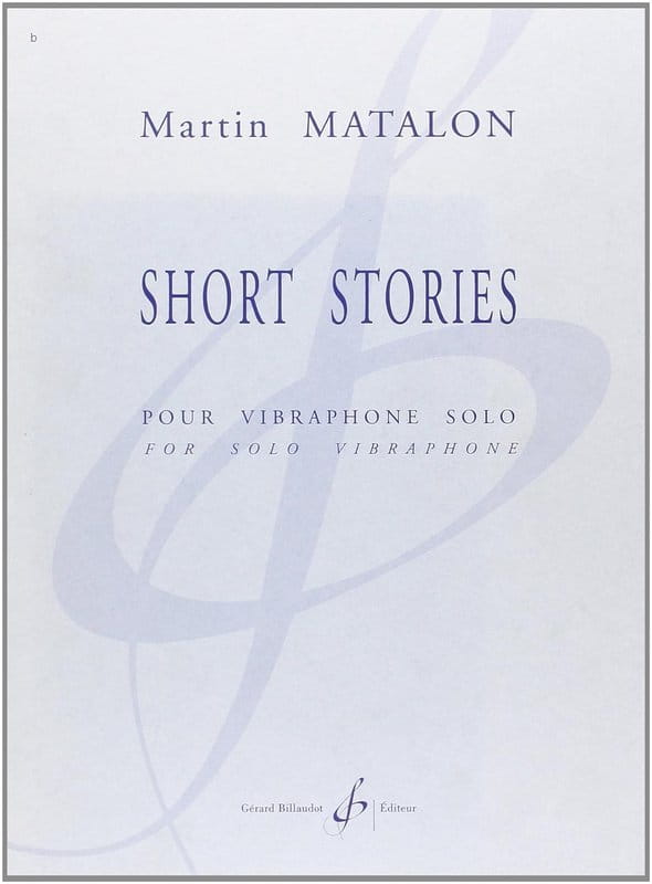 Martin Matalon: Short Stories pour vibraphone solo - 4 krótkie utwory - nuty na wibrafon