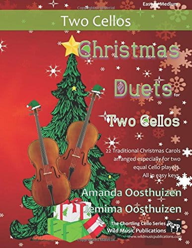 Christmas Duets for Two Cellos - Amanda Oosthuizen, Jemima Oosthuizen - kolędy na dwie wiolonczele w łatwym opracowaniu