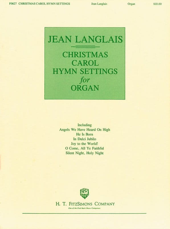 Jean Langlais: Christmas Carol Hymn Settings for Organ - kolędy na organy