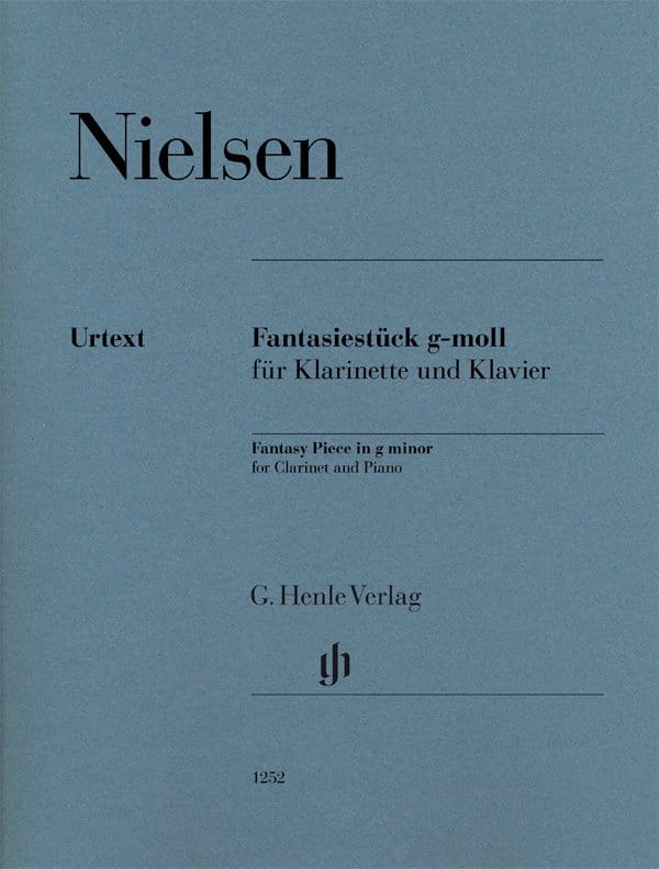 Carl Nielsen: Fantasy Piece g minor for Clarinet - Fantazja g-moll - nuty na klarnet B z fortepianem