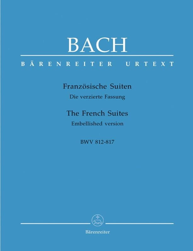 Jan Sebastian Bach - The Six French Suites BWV 812-817 - Suity francuskie - nuty na fortepian