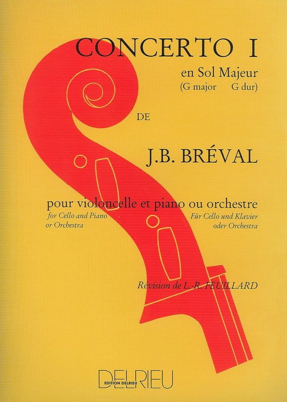 Jean Baptiste Breval - Koncert nr 1 G-dur na wiolonczelę i fortepian