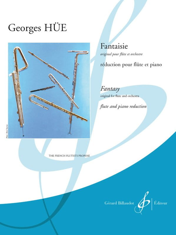 Georges Hue: Fantaisie pour flute et orchestre - nuty na flet poprzeczny i fortepian