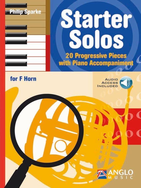 Philip Sparke - Starter Solos for Horn - 20 Progressive pieces with Piano Accompaniment (+ audio online) - nuty na waltornię (róg) z fortepianem