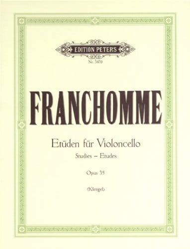 Auguste Franchomme - 12 Studies op. 35 for Cello - etiudy na wiolonczelę