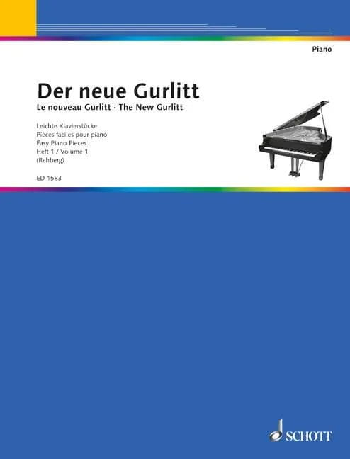 Cornelius Gurlitt: Der neue Gurlitt 1 - łatwe utwory fortepianowe - nuty na fortepian