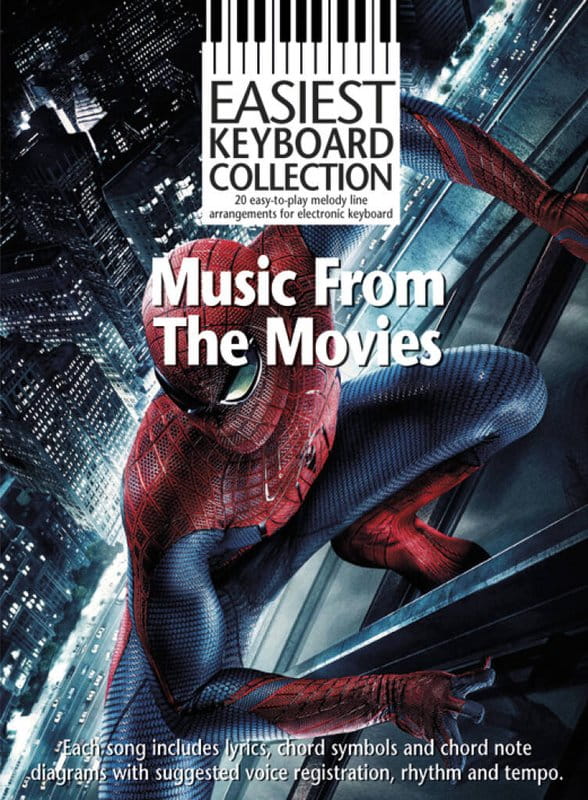 Easiest Keyboard Collection: Music from The Movies - muzyka filmowa - nuty w łatwym opracowaniu na keyboard
