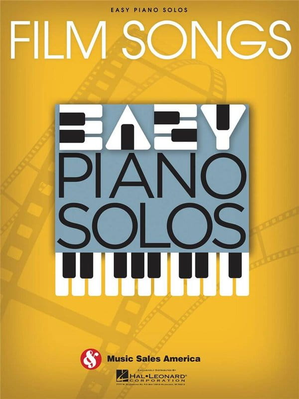 Easy Piano Solos: Film Songs - popularne piosenki z filmów - łatwe nuty na pianino dla początkujących