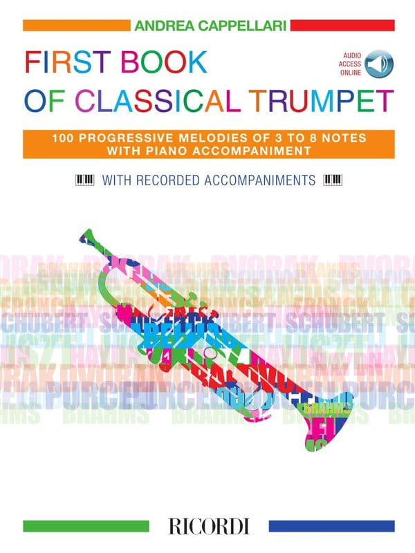 First Book of Classical Trumpet (+ audio online) - Andrea Cappellari - nuty na trąbkę z fortepianem