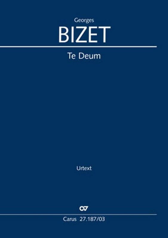 Georges Bizet: Te Deum (Choral Score) - nuty na głosy solowe i chór mieszany SATB