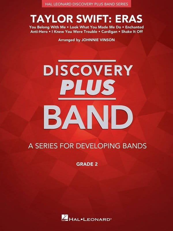 Discovery Plus Band: Taylor Swift - Eras (Score & Parts) - Johnnie Vinson - nuty na młodzieżową orkiestrę dętą