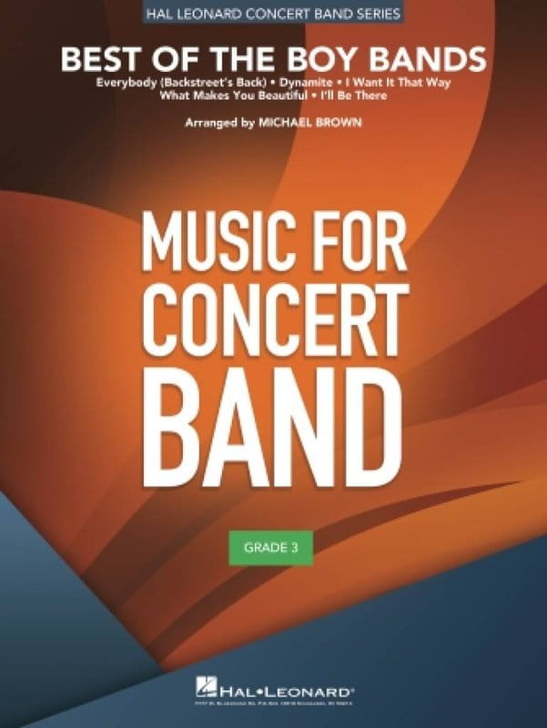 Music for Concert Band: Best of the Boy Bands (Score & Parts) - Michael Brown - nuty na młodzieżową orkiestrę dętą