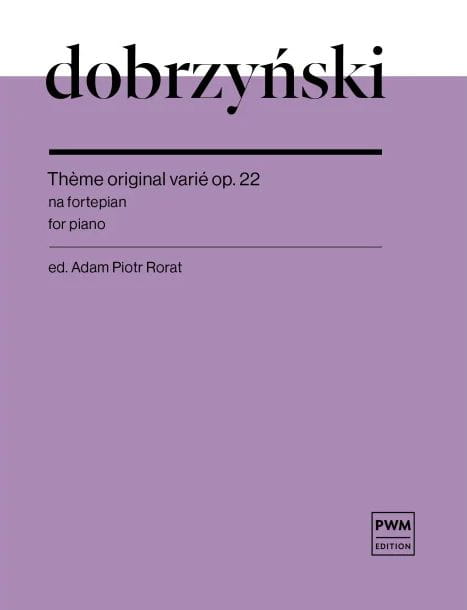 Ignacy Feliks Dobrzyński: Theme original varié op. 22 - nuty na fortepian