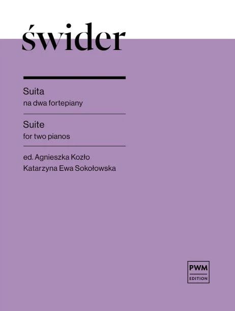 Józef Świder: Suita - nuty na dwa fortepiany