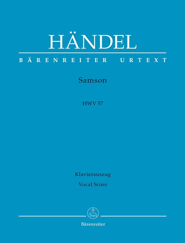 Georg Friedrich Handel: Samson HWV 57 (Vocal Score) - oratorium - nuty na głosy solowe i chór + wyciąg fortepianowy