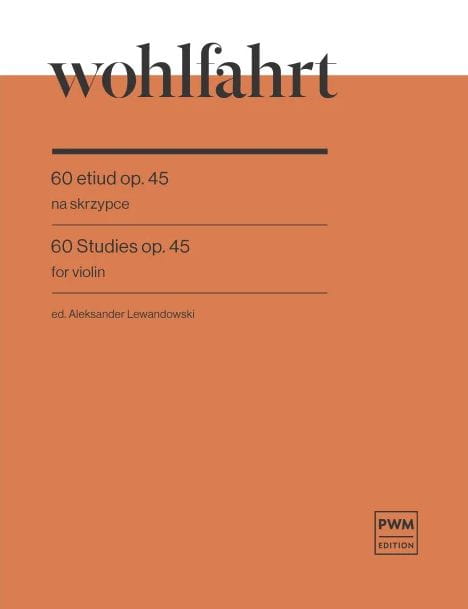 60 etiud op. 45 na skrzypce - Franz Wohlfahrt
