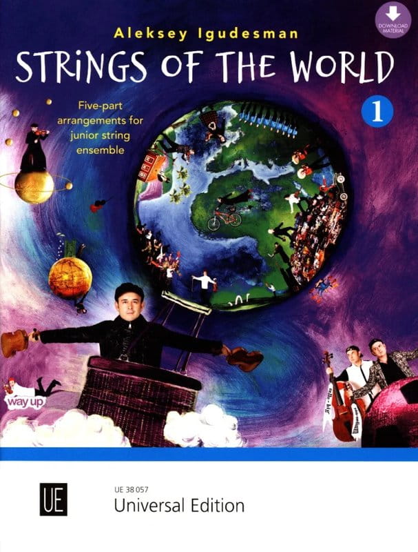 Aleksey Igudesman: Strings of the World 1 - muzyka świata - nuty na dziecięcy zespół smyczkowy