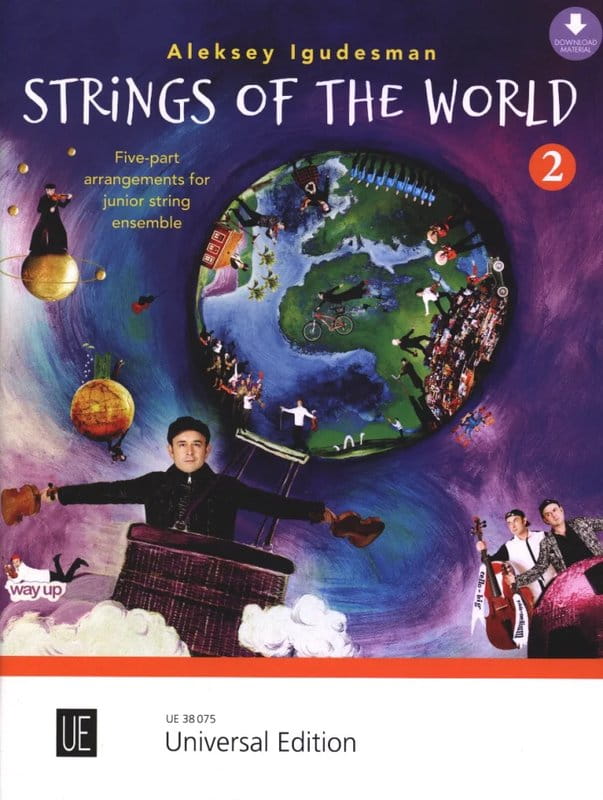 Aleksey Igudesman: Strings of the World 2 - muzyka świata - nuty na dziecięcy zespół smyczkowy