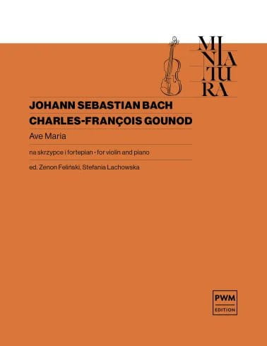 Jan Sebastian Bach, Charles Gounod: Ave Maria - nuty na skrzypce i fortepian