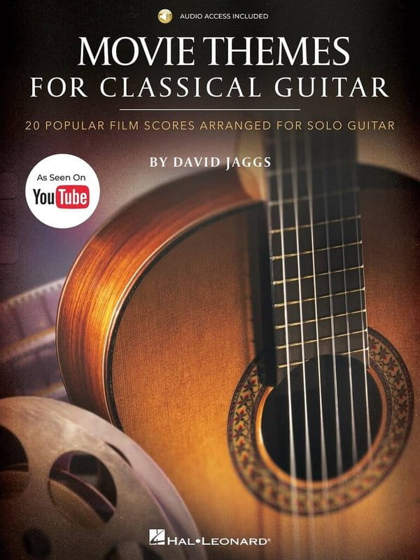 Movie Themes for Classical Guitar - David Jaggs (+ audio online) - znane tematy filmowe - nuty i tabulatura na gitarę klasyczną