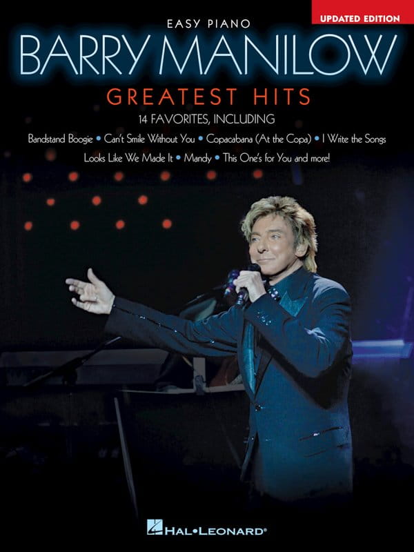 Barry Manilow: Greatest Hits (Easy Piano) - 14 ulubionych piosenek - nuty na fortepian w łatwym opracowaniu