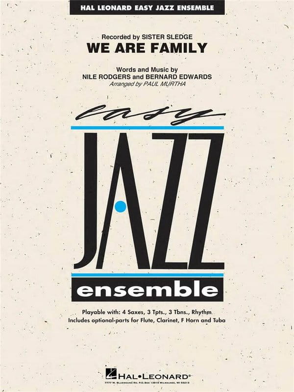 Easy Jazz Ensemble: Sister Sledge - We Are Family - Paul Murtha (Score & Parts) - nuty na big band zespół jazzowy