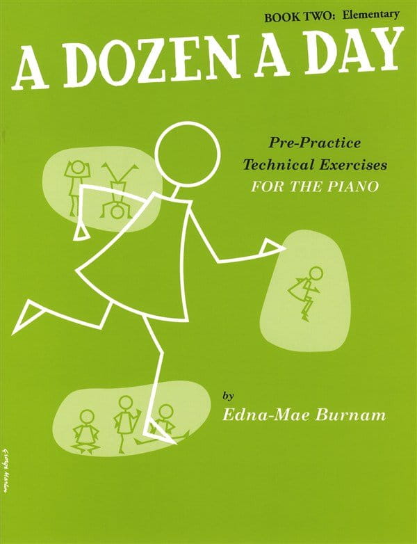 A Dozen A Day 2: Elementary - techniczne ćwiczenia na fortepian - Edna Mae Burnam