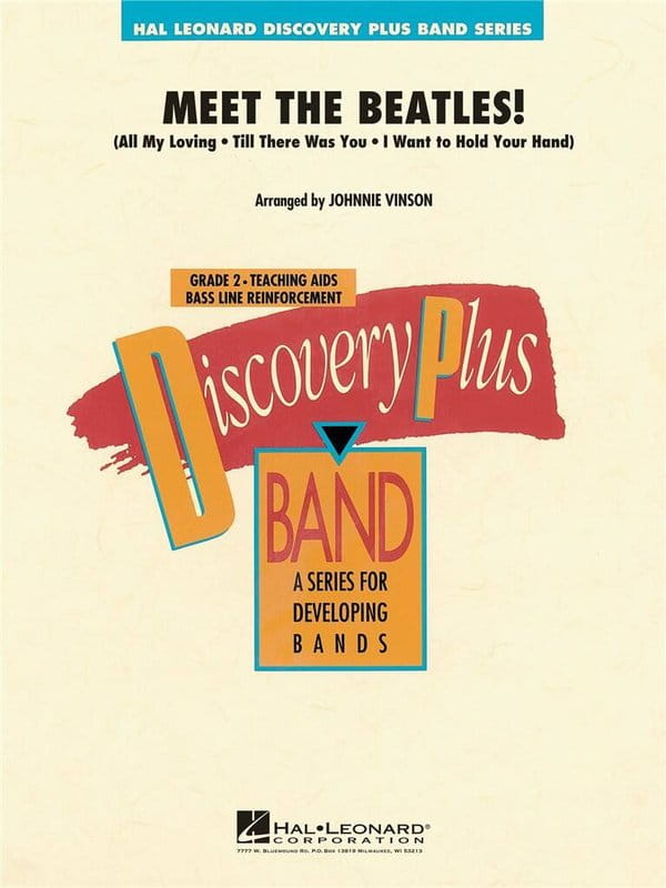 Discovery Plus Band: Meet The Beatles! (Score & Parts) - nuty na młodzieżową orkiestrę dętą