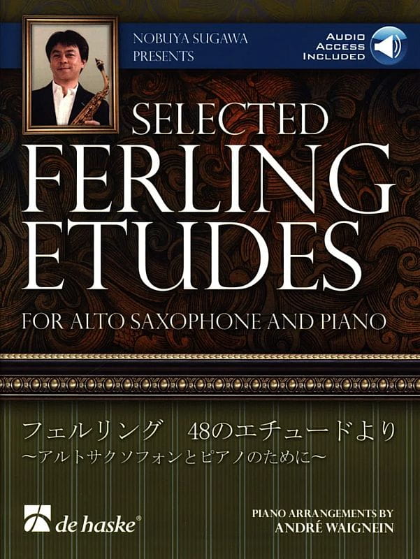 Nobuya Sugawa Presents: Selected Ferling Etudes (+ audio online) - nuty na saksofon altowy i fortepian