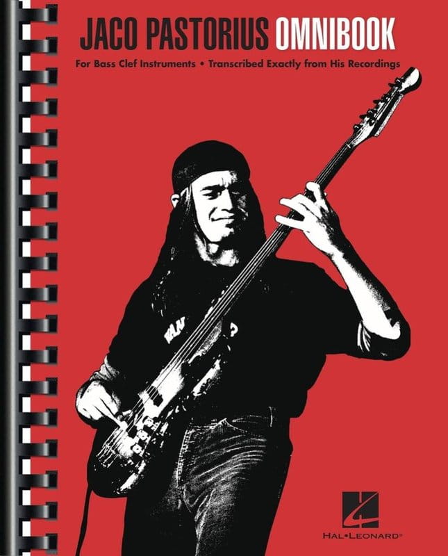 Jaco Pastorius: Omnibook for Bass Clef Instruments - 43 utwory - nuty na gitarę basową z tabulaturą lub instrumenty w kluczu basowym