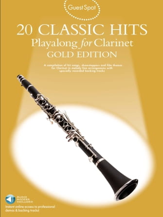 Guest Spot: 20 Classic Hits - Playalong For Clarinet - Jack Long, Paul Honey - nuty na klarnet (+ audio online)