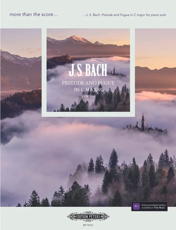 Jan Sebastian Bach: Prelude and Fugue in C major BWV 846 - Preludium i fuga C-dur - nuty na fortepian