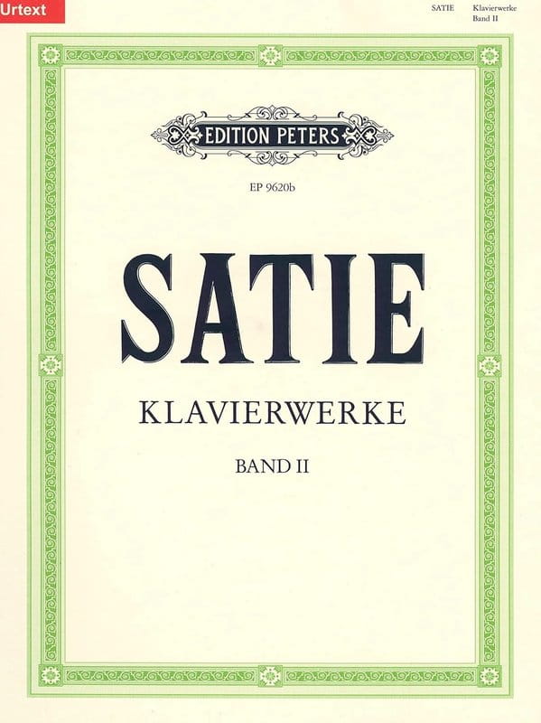 Eric Satie: Klavierwerke II - Piano Works 2 - dzieła fortepianowe tom 2 - nuty na fortepian