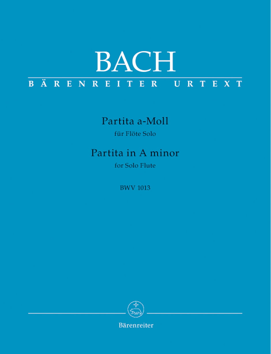 Jan Sebastian Bach: Partita for Solo Flute in A minor BWV 1013 - Partita a-moll - nuty na flet poprzeczny