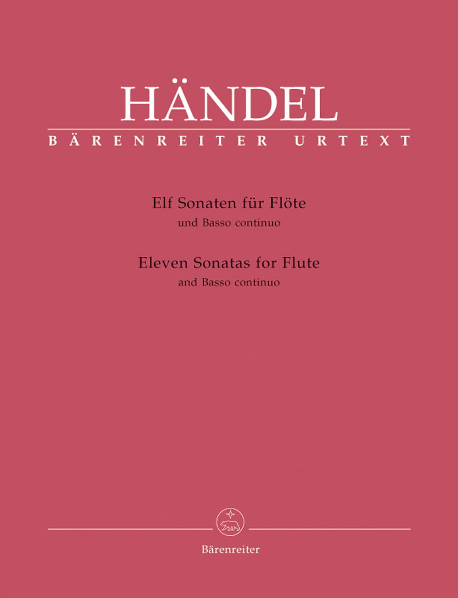 Georg Friedrich Handel: Eleven Sonatas for Flute and Basso Continuo - 11 sonat - nuty na flet poprzeczny i fortepian