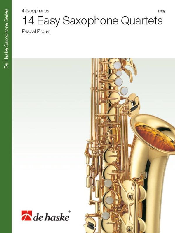 Pascal Proust: 14 Easy Saxophone Quartets - łatwe nuty na kwartet saksofonowy