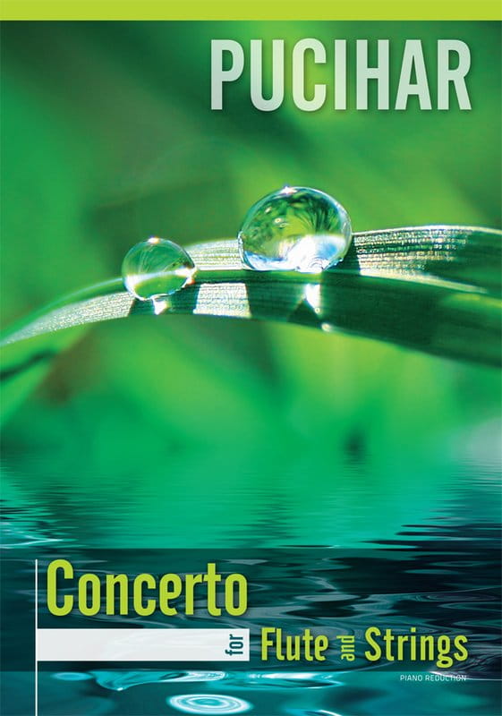 Blaz Pucihar: Concerto for Flute and Strings - nuty na flet poprzeczny i fortepian