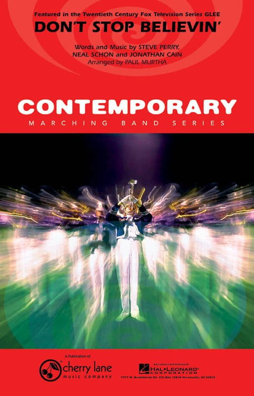 Contemporary Marching Band: Journey - Don't Stop Believin' from GLEE (Score & Parts) - Paul Murtha - nuty na młodzieżową marszową orkiestrę dętą
