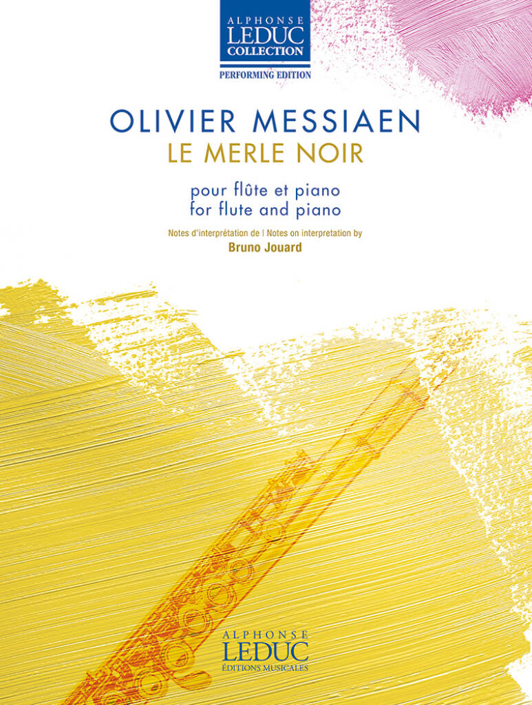 Olivier Messiaen: Le Merle Noir pour flute et piano - nuty na flet poprzeczny i fortepian
