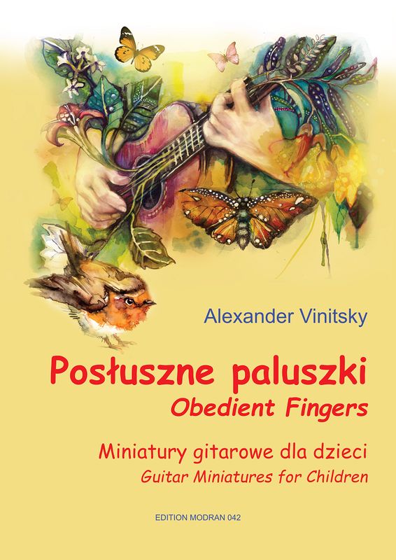 Alexander Vinitsky : Posłuszne paluszki - miniatury gitarowe dla dzieci - nuty na gitarę klasyczną
