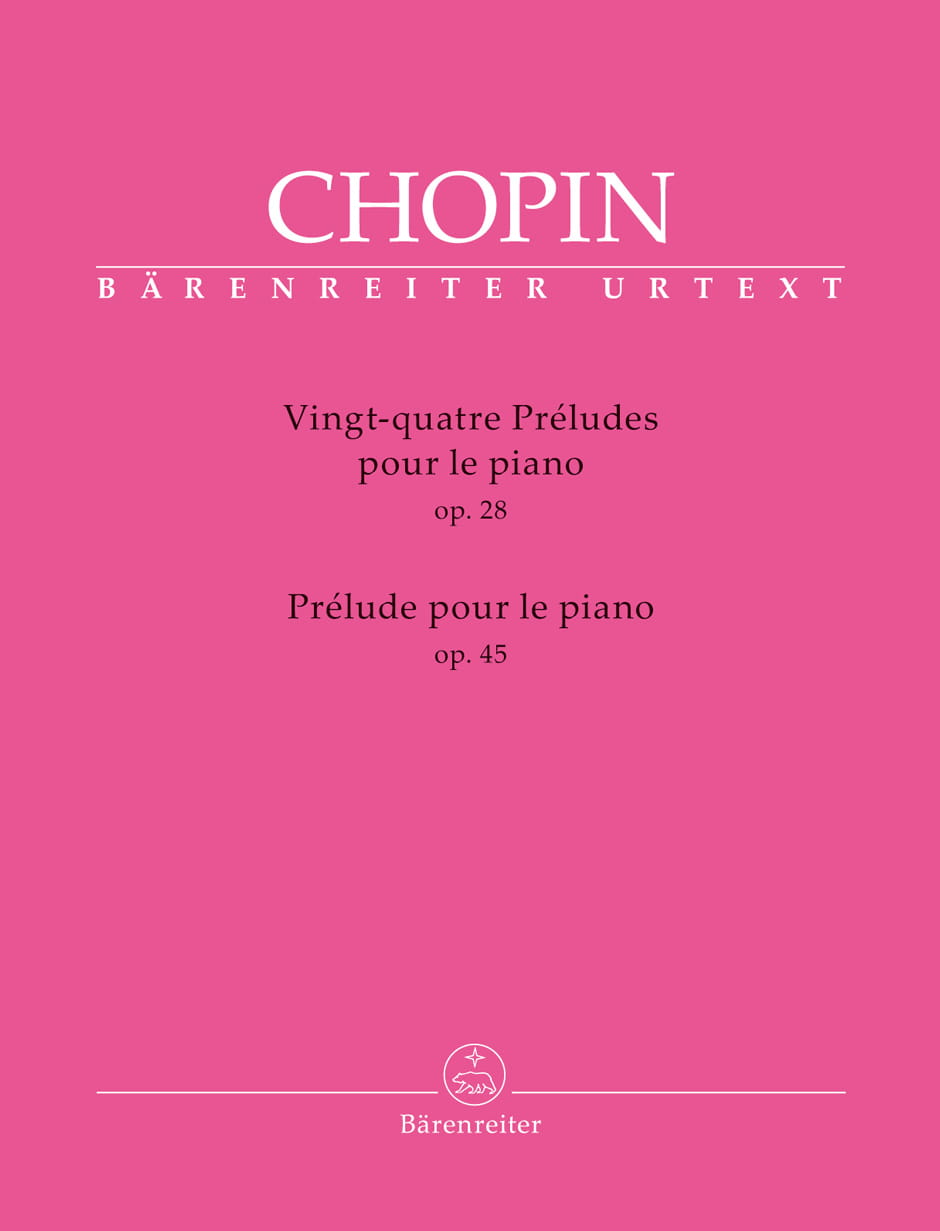 Fryderyk Chopin: Vingt-quatre Preludes op. 28 et Prelude op. 45 - 24 preludia i Preludium cis-moll - nuty na fortepian